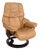 Reno Leather Recliner Chair with Ottoman from Stressless For Sale