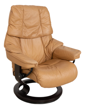 Reno Leather Recliner Chair with Ottoman from Stressless
