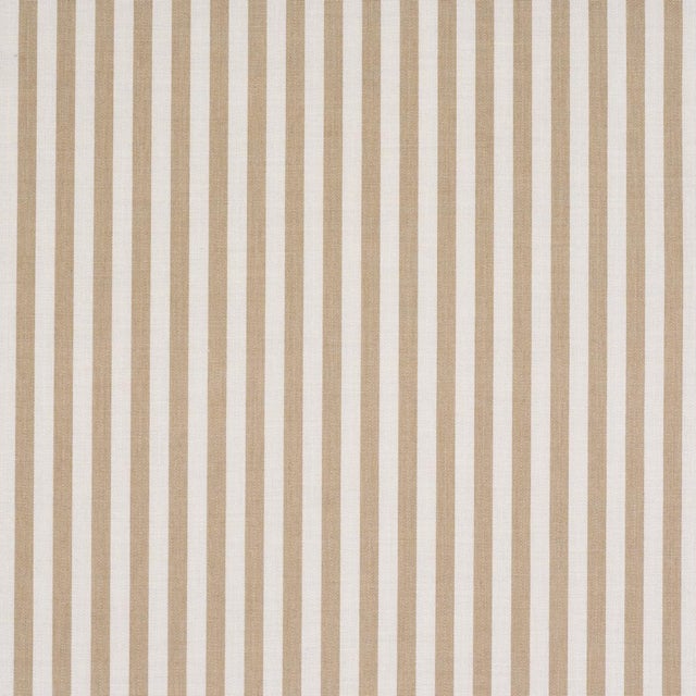 Contemporary SAMPLE - Schumacher Hanson Indoor/Outdoor Stripe Narrow Fabric In Sand For Sale - Image 3 of 4