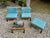 Stunning 1970s rattan set, attributed to designer Alberto Smania for Smania Studio Interni. The backrests are beautifully...