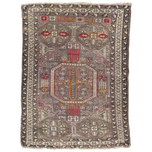 Antique Caucasian Shirwan Rug For Sale