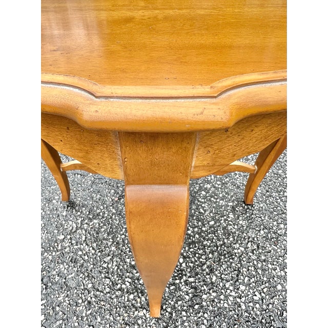 Wood Ethan Allen Country French Side Table Finish 246 For Sale - Image 7 of 8