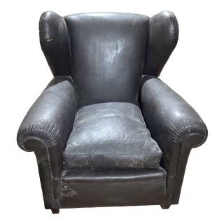 Leather Lounge Chair from Poltrona Frau, 1940s For Sale