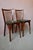 1950s Set of Baumann Chairs in Beech and Green Leatherette For Sale - Image 5 of 13