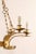 Metal French Gold Six-Light Chandelier For Sale - Image 7 of 8