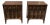 Mid Century Walnut Nightstands - Pair For Sale