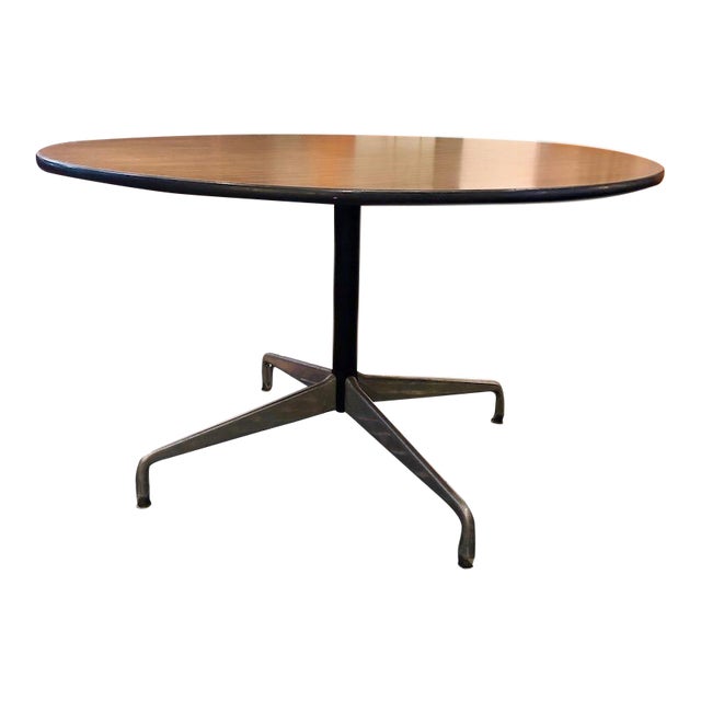 Vintage Eames for Herman Miller Aluminum Group Dining Table 48" Round