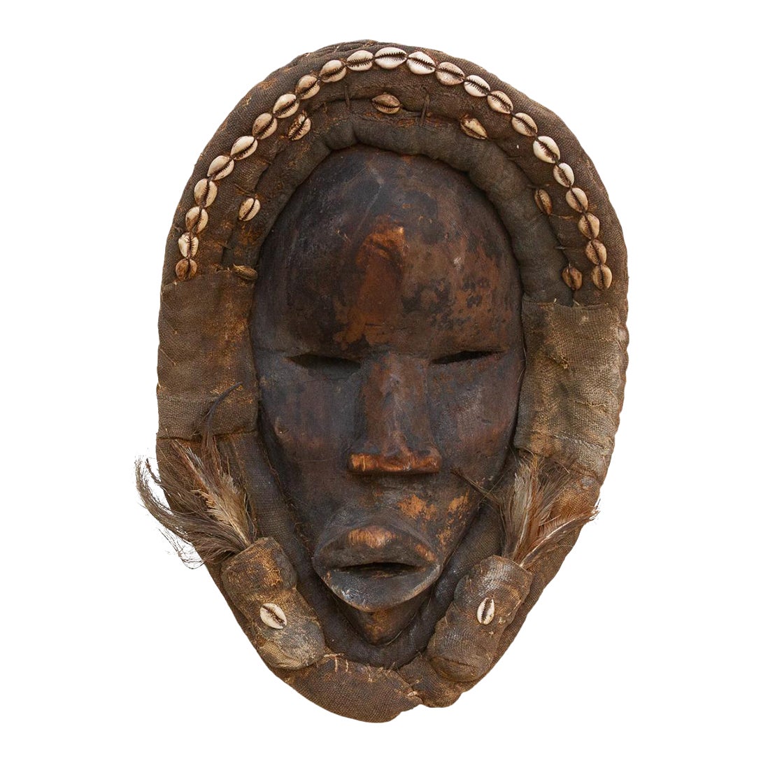 Whispers of the Shell, African Mask | Chairish