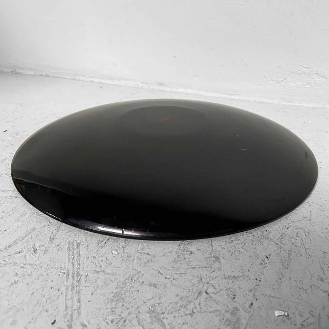 Japanese Urushi-Suri Lacquer Bowl with Floral Design, 1940s For Sale - Image 12 of 16