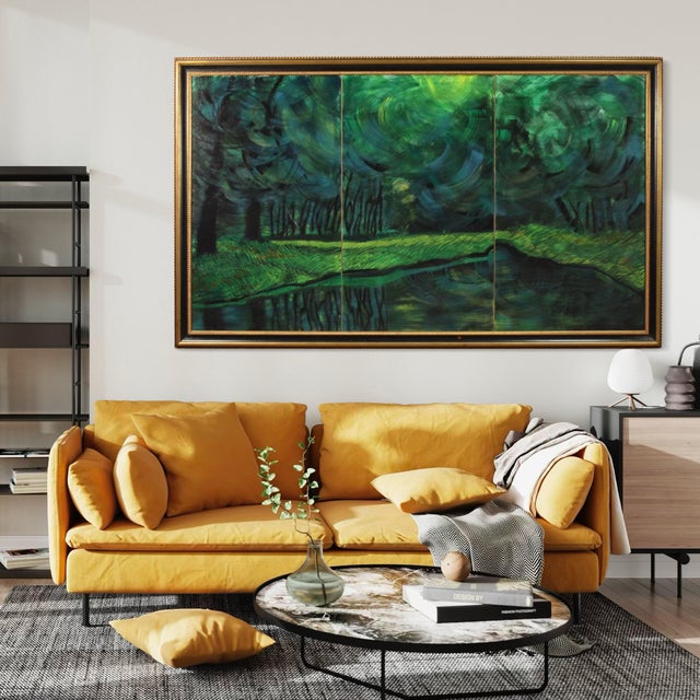 Italian Artist, Landscape, 1993, Oil on Canvas, Framed For Sale - Image 13 of 16