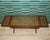 1970s English Style Coffee Table in Mahogany and Embossed Leather, 1970s For Sale - Image 5 of 12