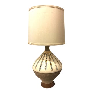 Vintage Mid-Century Ceramic Genie Table Lamp For Sale