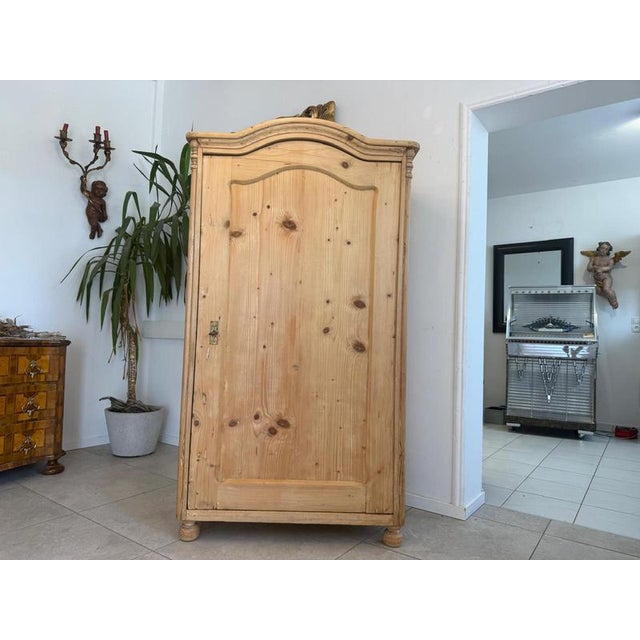 Gründerzeit Farmhouse 1-Door Cupboard in Wood For Sale - Image 3 of 18