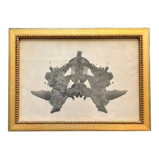 1930’s Original Hermann Rorschach Inkblot Tests or Psycho Diagnostic Plates Framed For Sale