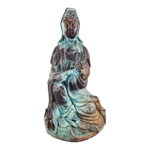 Antique Chinese Bronze Figure of Guan Kwan Yin