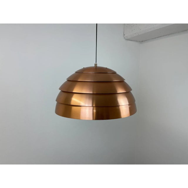 Metal T325/450 Copper Ceiling Lamp by Hans-Agne Jakobsson, Sweden, 1960s For Sale - Image 7 of 17