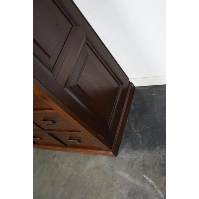 Dutch Mahogany Bank of Drawers, 1930s For Sale - Image 13 of 18