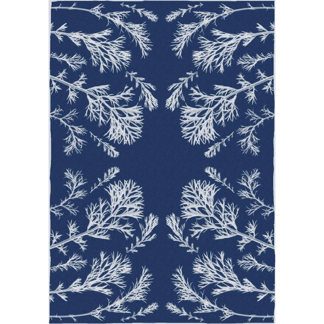 "Vintage Botanical Pressed Flowers Nº3", Botanical Cyanotype, Limited Edition 2020 For Sale