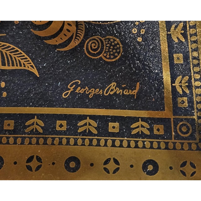 Mid 20th Century Mid 20th Century MCM Georges Briard Serveware, Signed For Sale - Image 5 of 13