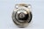 Metal Glass Bottle with Embossed Silver Lid and Pine Cone-Shaped Handle For Sale - Image 7 of 11
