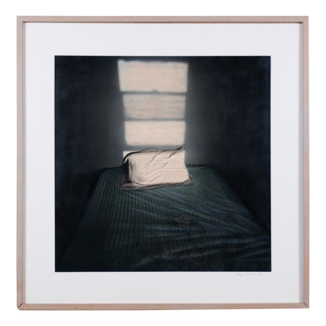1979 Richard d'Amore "Bed Pillow" Original Photograph Art Gallery Wood Framed & Matted and Behind Plexiglass For Sale