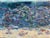 “Beach People”, Original Oil Painting, Framed Coastal Art, One-of-a-Kind For Sale - Image 10 of 10