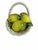 Ceramic Vintage 1960s Italian Majolica Ceramic Lemon Basket With Handle For Sale - Image 7 of 12