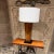 1950s Modernist Sculptural Table Lamp Exotic Wood Mexico For Sale - Image 4 of 6