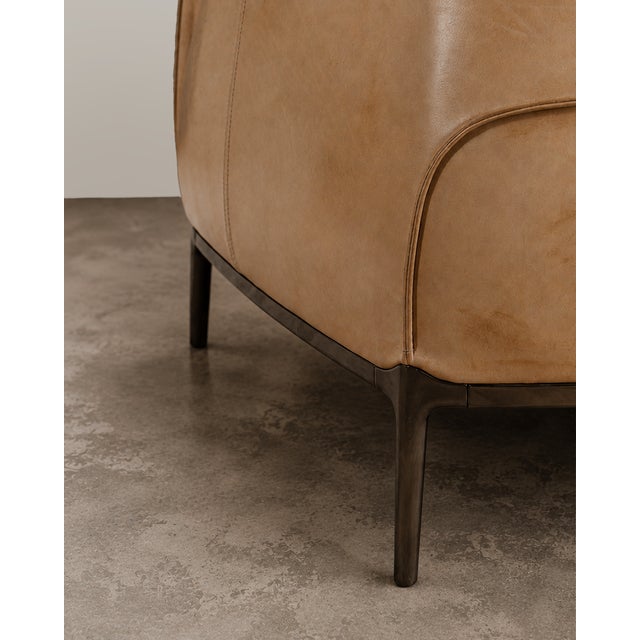 Metal Frau Archibald Chair by Jean-Marie Massaud for Poltrona Frau For Sale - Image 7 of 12