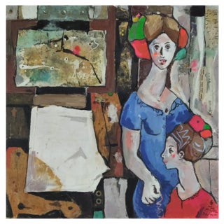 Torner De Semir, Figurative Composition, 2015, Mixed Media on Canvas For Sale
