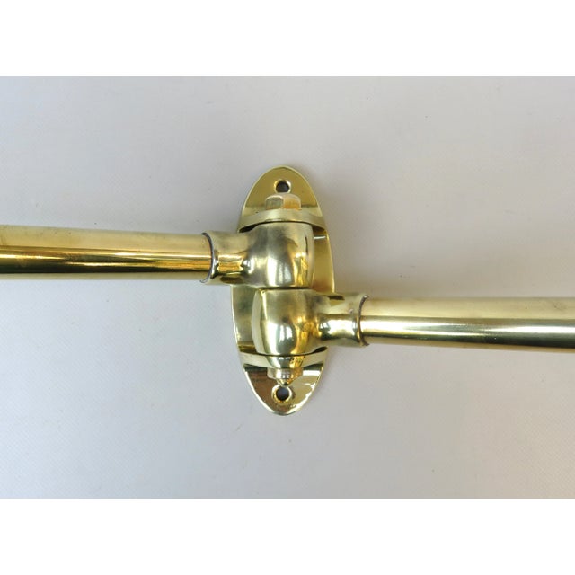 Art Deco Brass Towel Holder For Sale - Image 10 of 18