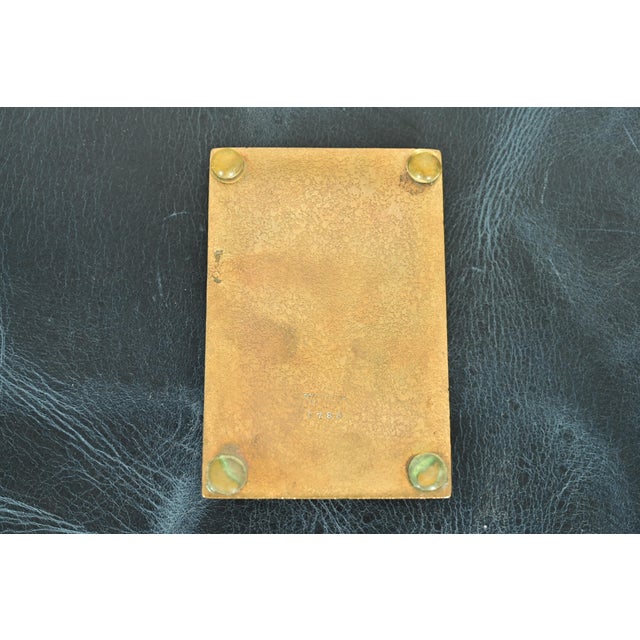 Bronze Tiffany Studios New York Adam Pattern Bronze Doré Large Paper Clip For Sale - Image 8 of 11