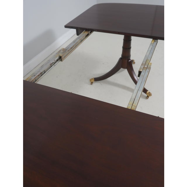 Stickley Duncan Phyfe Mahogany Dining Room Table For Sale - Image 10 of 18