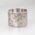 Modern Tiffany & Co Makers Wide Cuff Bracelet Japanese Pattern Sterling Silver For Sale - Image 3 of 5