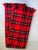 Troy Red Tartan Plaid Throw & Penguin Pillow For Sale In Raleigh - Image 6 of 8