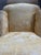 Jessica Charles Furniture Berkeley Swivel Rocker in Yellow Raw Silk Damask For Sale In Palm Springs - Image 6 of 10