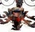 Red Monumental Mid-20th Century Spanish Revival Red Wrought Iron 5-Light Wall Sconce — 3 Feet Tall For Sale - Image 8 of 8