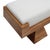 Wood Italian Brutalist Bench in Oak and Wool Bouclé, 2000s For Sale - Image 7 of 11
