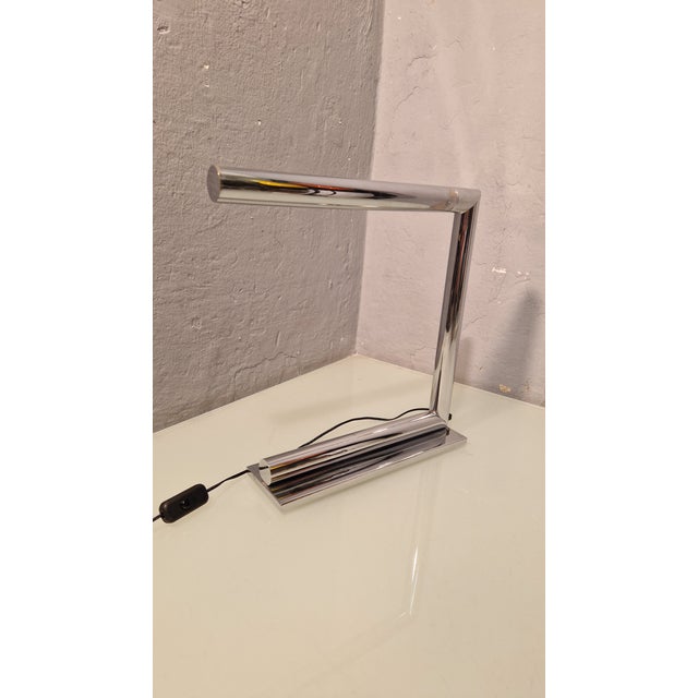 Industrial Chrome Tamara Table Lamp with Adjustable Tubular Frame by William Pianta for Nahoor, 2000s, in Very Good...