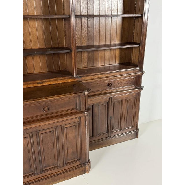 Large Belgian Library Bookcase, 1960s For Sale - Image 15 of 18