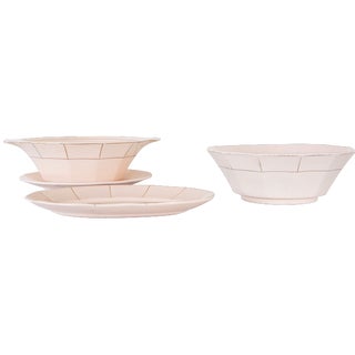 Digoin French Blush Serving Dishes- Set of 4 For Sale