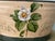 1990s Vintage Hand-Painted Tole Camellia Cachepot Jardinière With Handles For Sale - Image 5 of 10