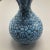 Vintage Ottoman Style Persian Enamel Floral Mouth Vase Blue Gold and White Enamel Over Metal Body With Artist Mark For Sale - Image 12 of 13