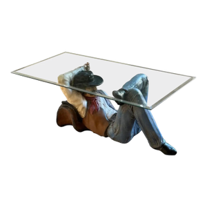 Sculptural Cowboy Coffee Table
