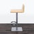 Modern Frag Brushed Aluminum Counter Stool With Leather Seat For Sale - Image 3 of 8