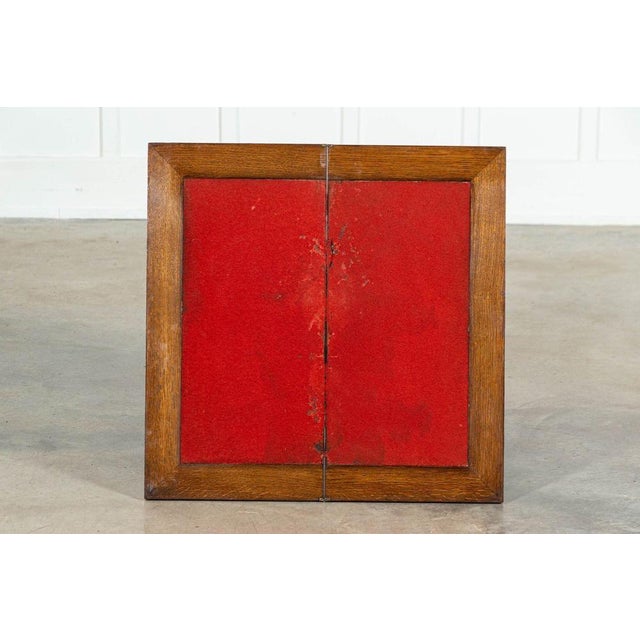 Spanish Oak Card Hall Table, 1900 For Sale - Image 11 of 18