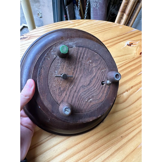 Wood 1970s Wooden Music Box Tray With Wheat Details For Sale - Image 7 of 9