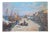 Seaview Landscape, Martigues, Fishermen, 1920s, Painting For Sale