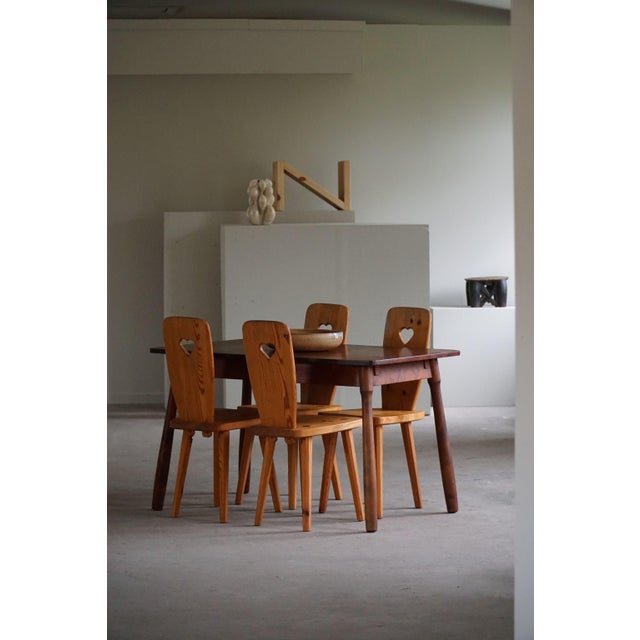 Scandinavian Modern Table in Beech with Club Legs by Arnold Madsen, 1940s For Sale - Image 10 of 17