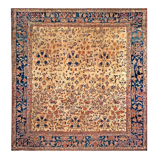 Antique Sarouk Persian Rug For Sale